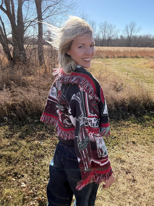 Coca Cola Cutie Cropped Blanket Coat