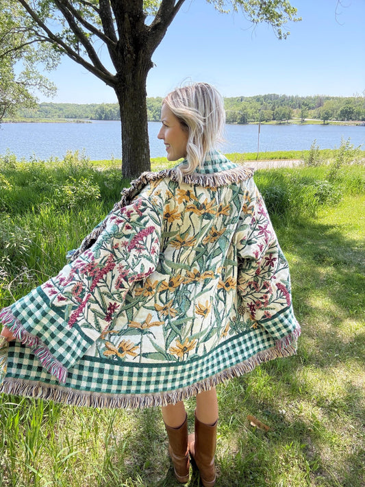 Wildflower Babe Cozy Blanket Coat