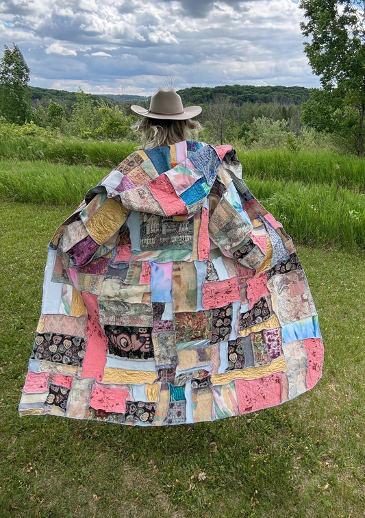 Home Is Where The Heart Is Mixed Media Collector Art Coat