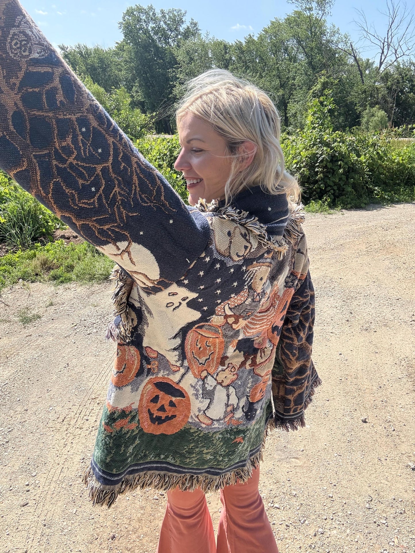 Spooky Cutie Halloween Blanket Coat