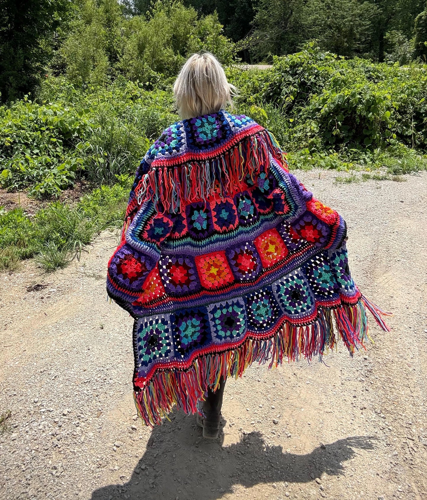Gypsy Soul Bohemian Maximalist Crochet Coat