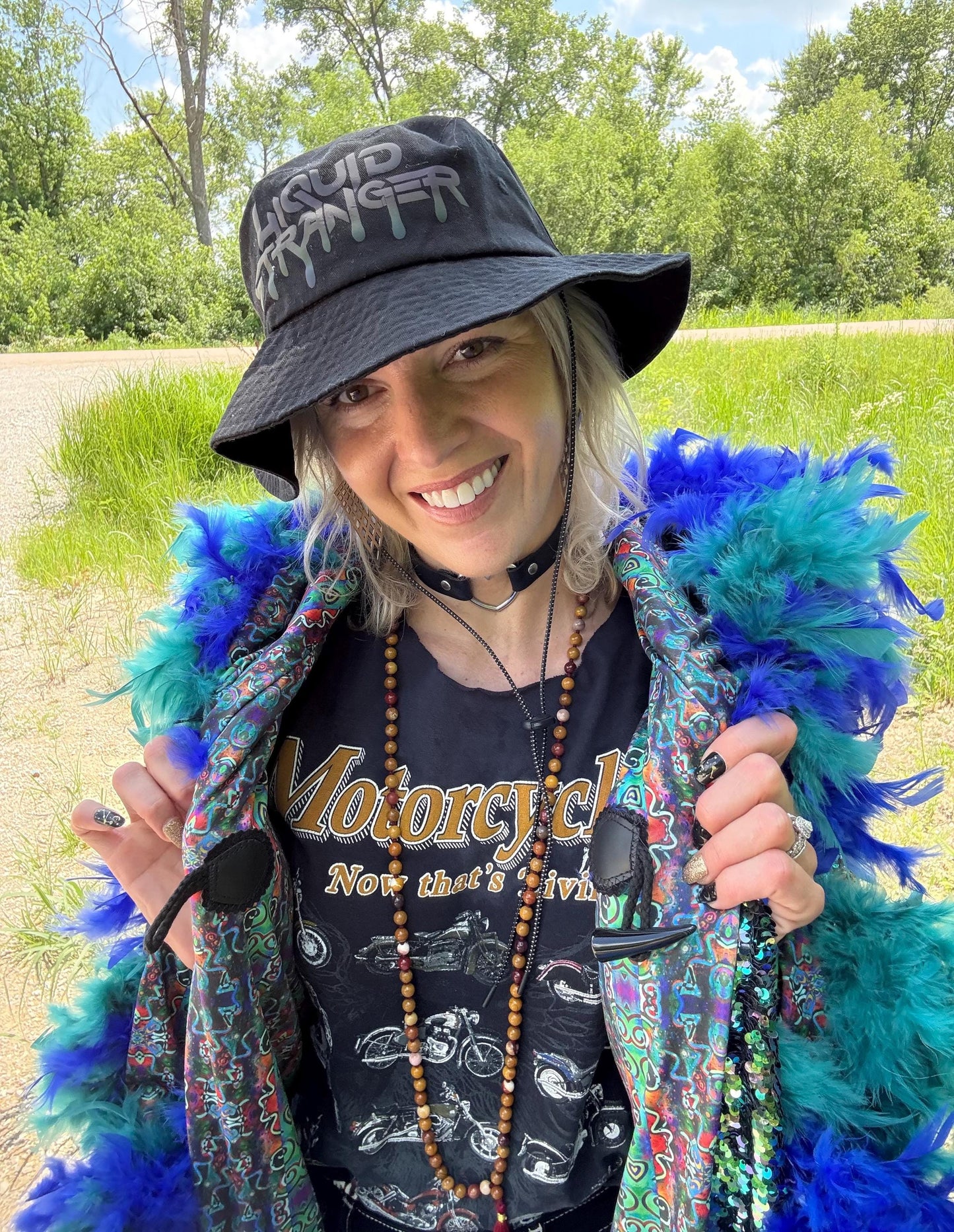 Ocean Eyes Sequin Statement Coat