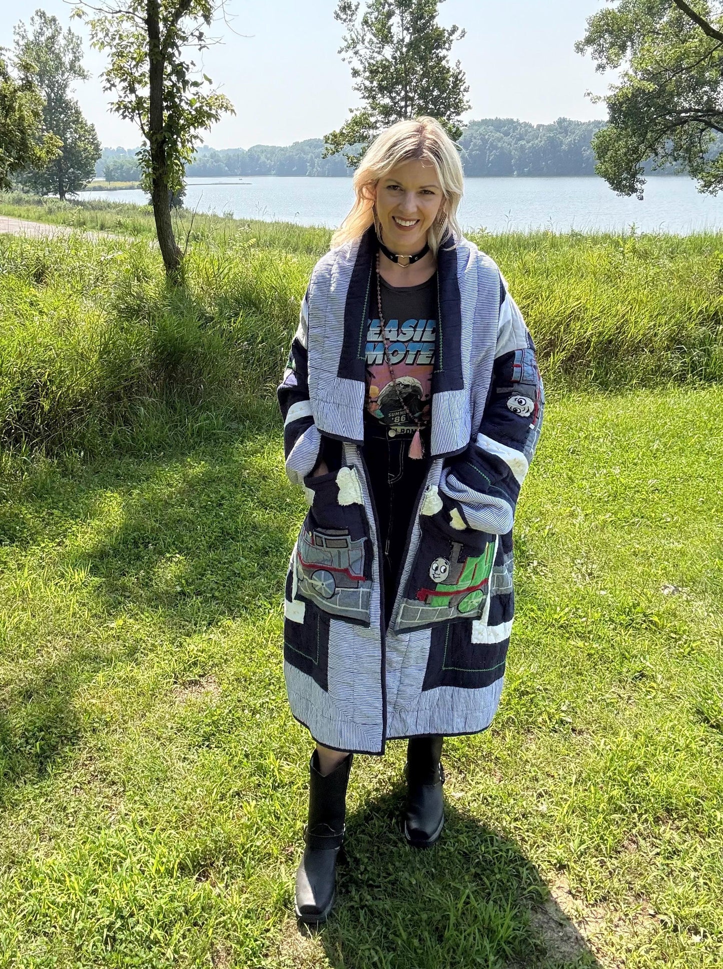 Thomas The Train & Friends Cozy Oversized Thick Quilt Coat