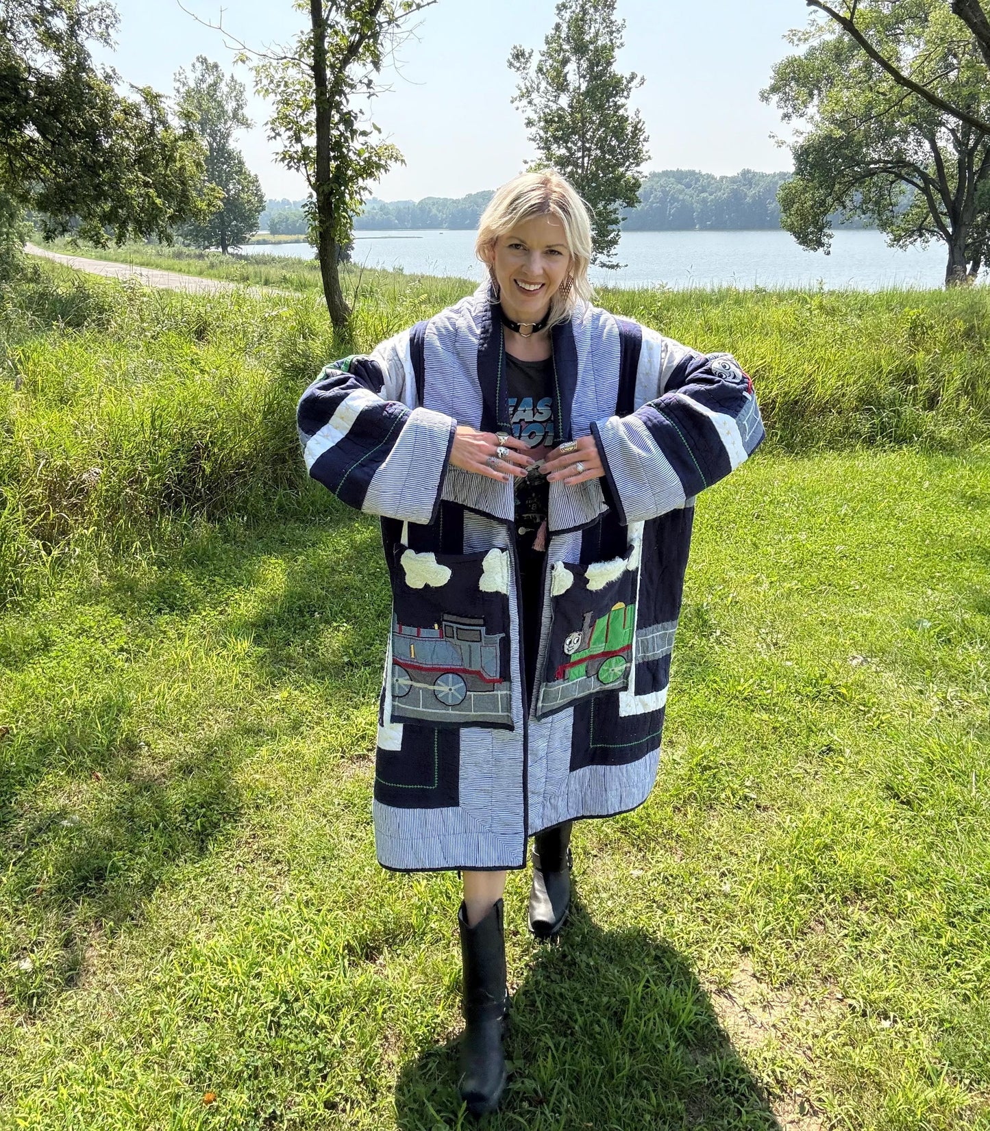 Thomas The Train & Friends Cozy Oversized Thick Quilt Coat