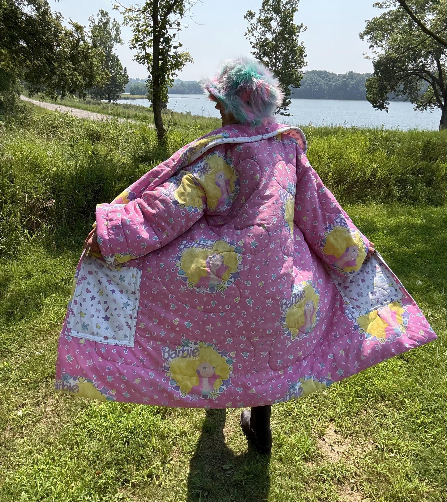 Barbie Girl 90s Kid Nostalgia Cozy Blanket Coat