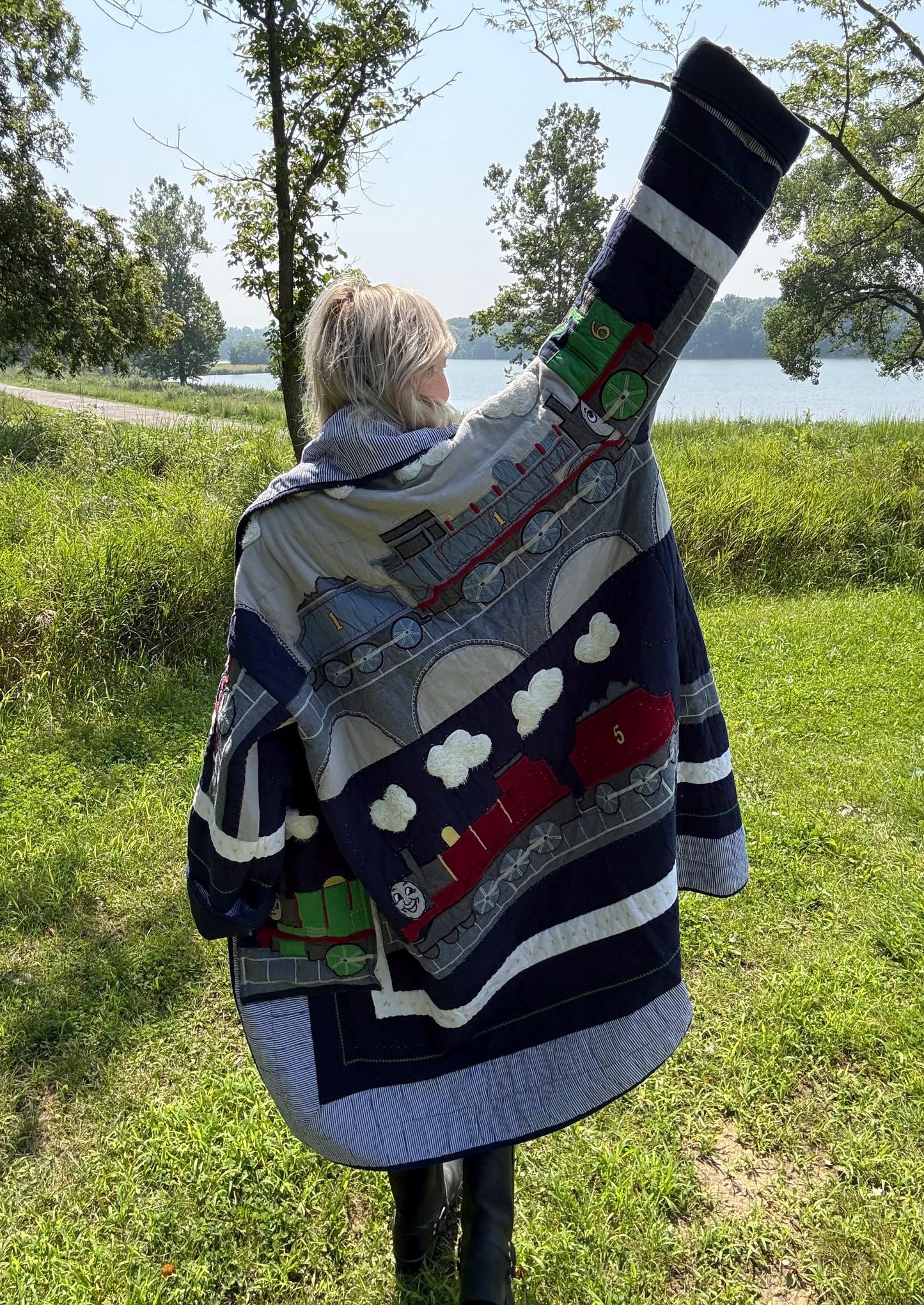 Thomas The Train & Friends Cozy Oversized Thick Quilt Coat