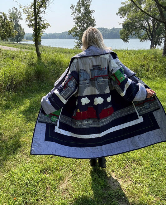 Thomas The Train & Friends Cozy Oversized Thick Quilt Coat
