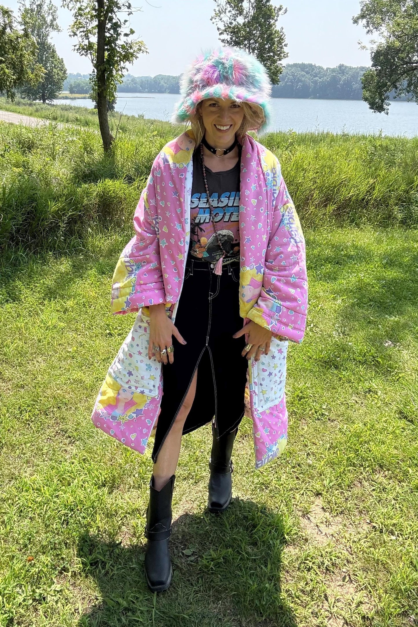 Barbie Girl 90s Kid Nostalgia Cozy Blanket Coat