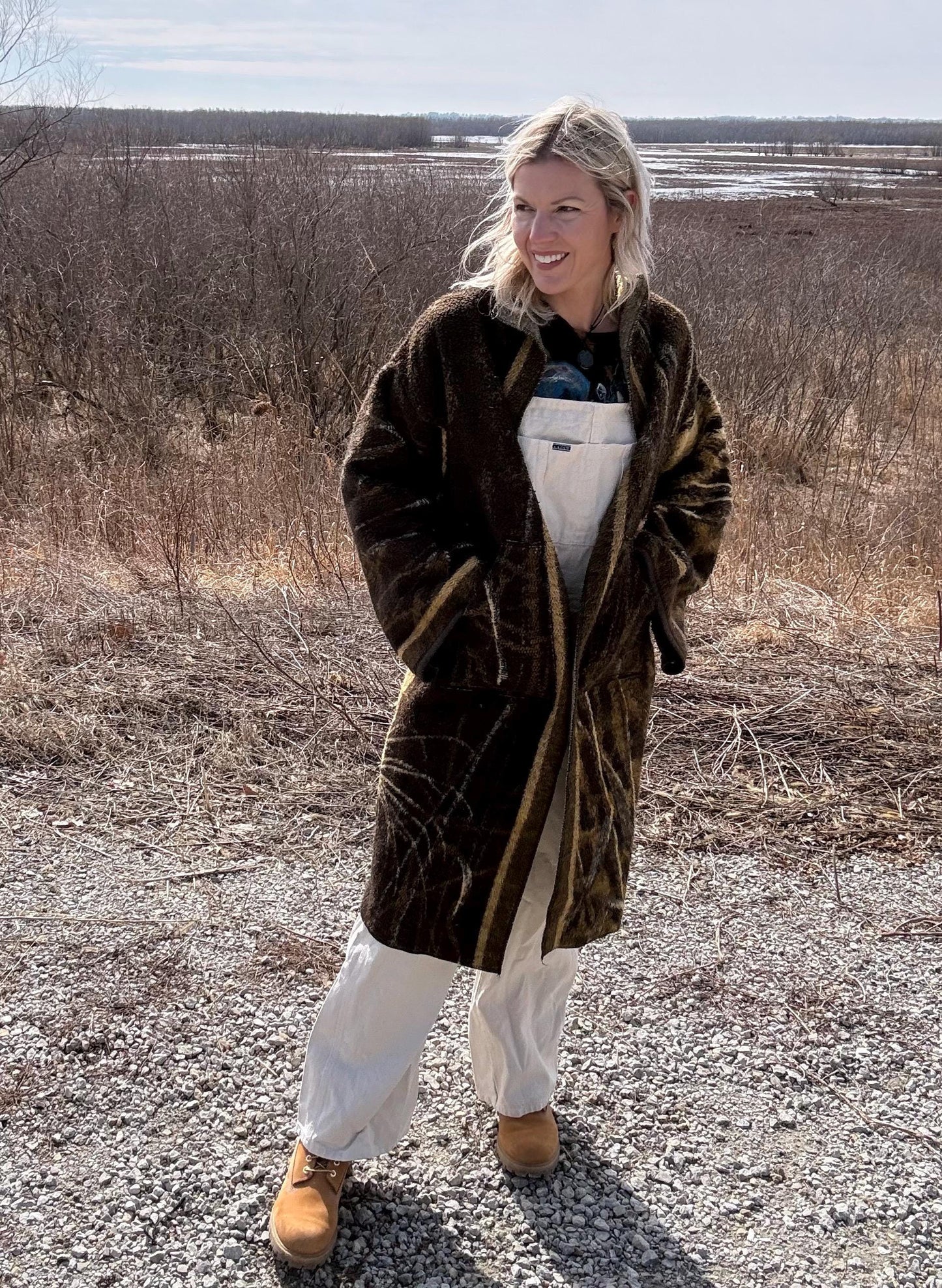 Leopard Spirit Cozy Fleece Blanket Coat