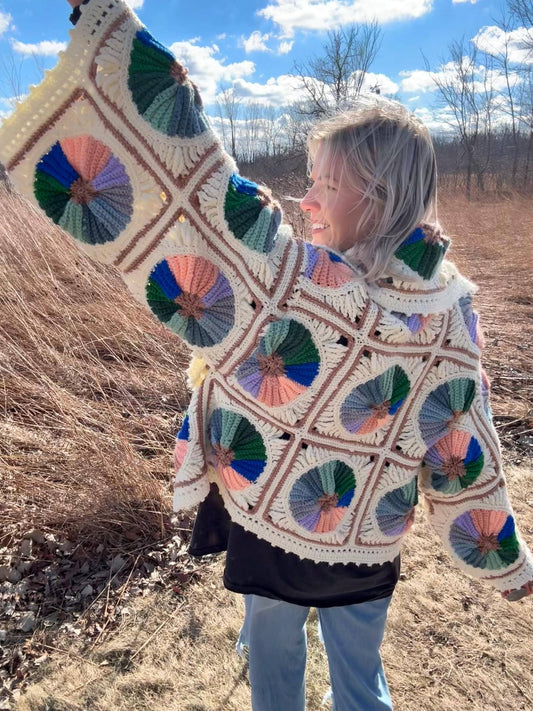 Grannys Record Collection Cozy Crochet Sweater
