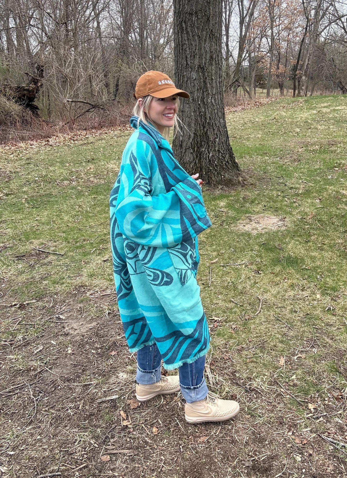 Humpback Whale Art Lightweight Blanket Coat