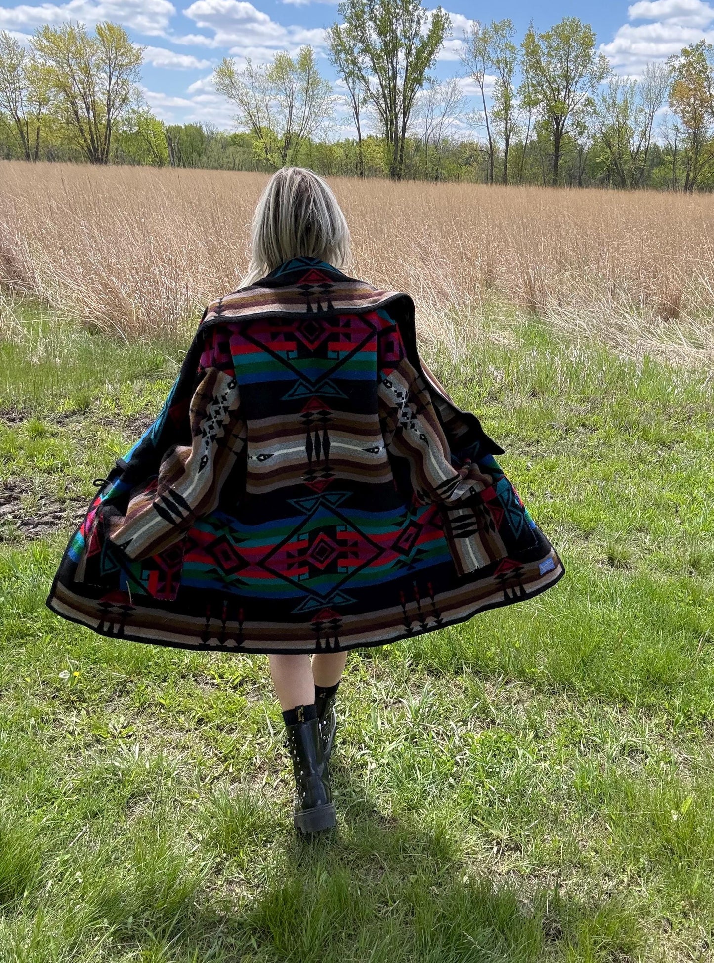 Mountain Wonders Cozy Wool Blanket Jacket