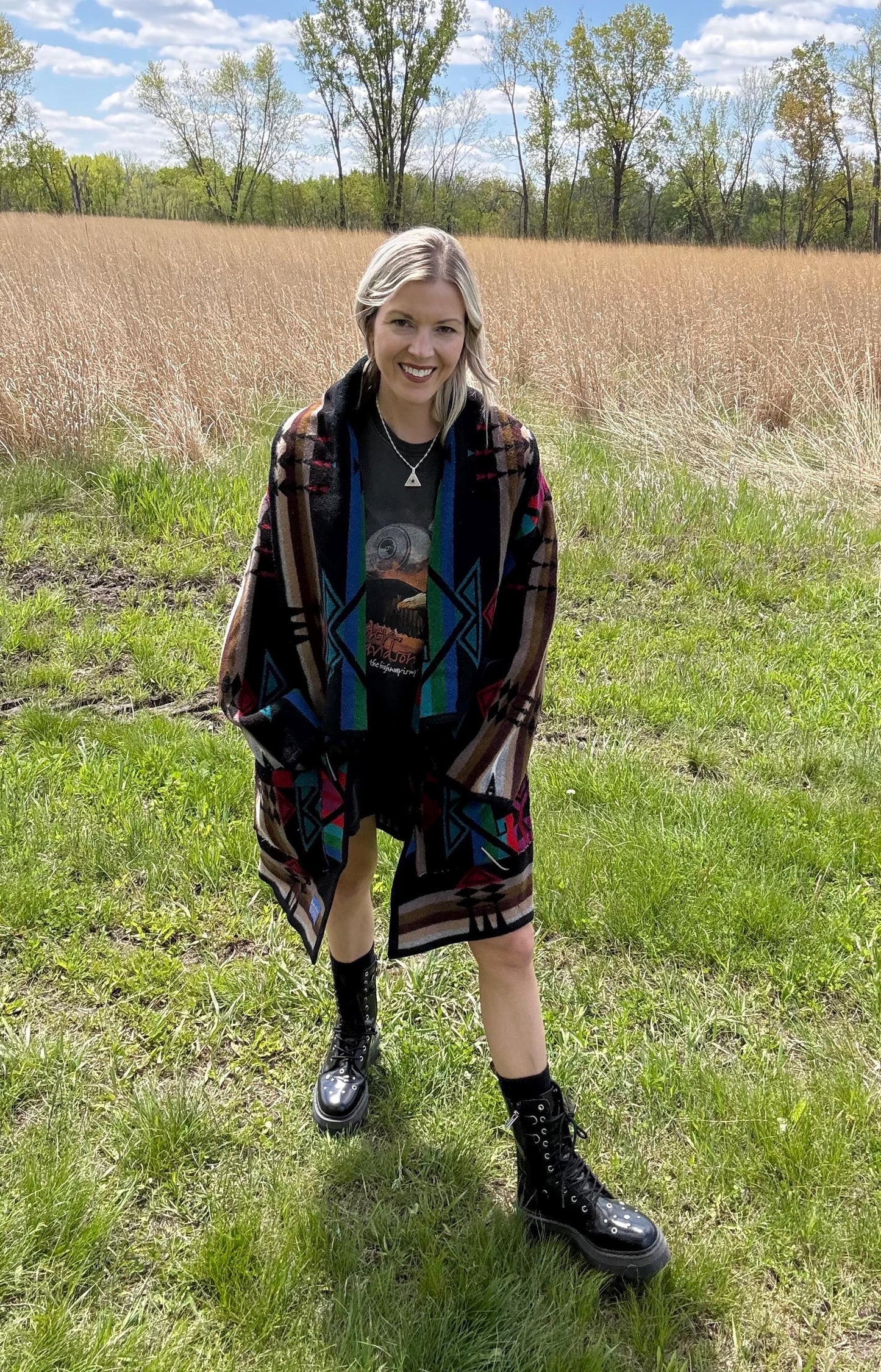Mountain Wonders Cozy Wool Blanket Jacket