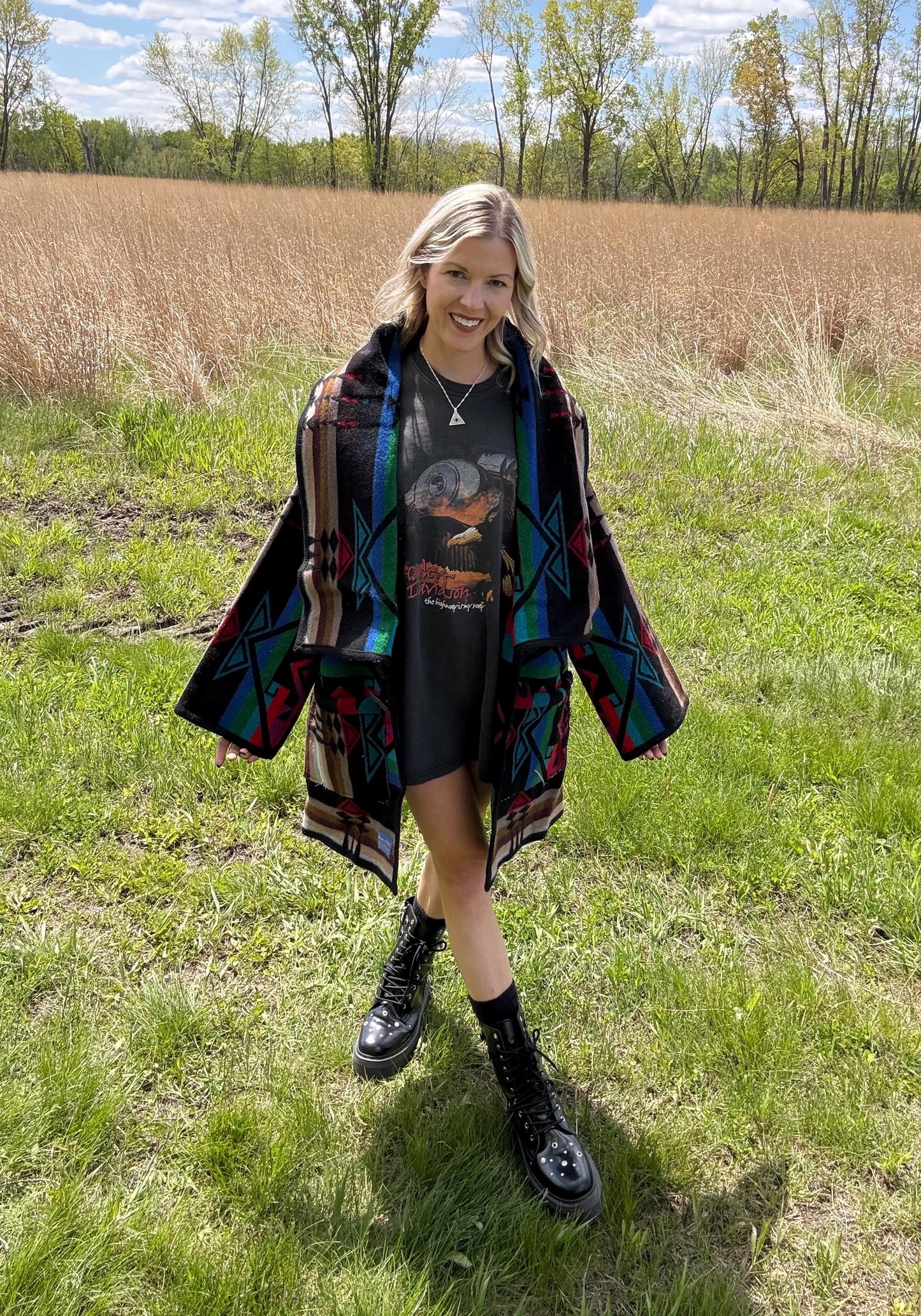 Mountain Wonders Cozy Wool Blanket Jacket