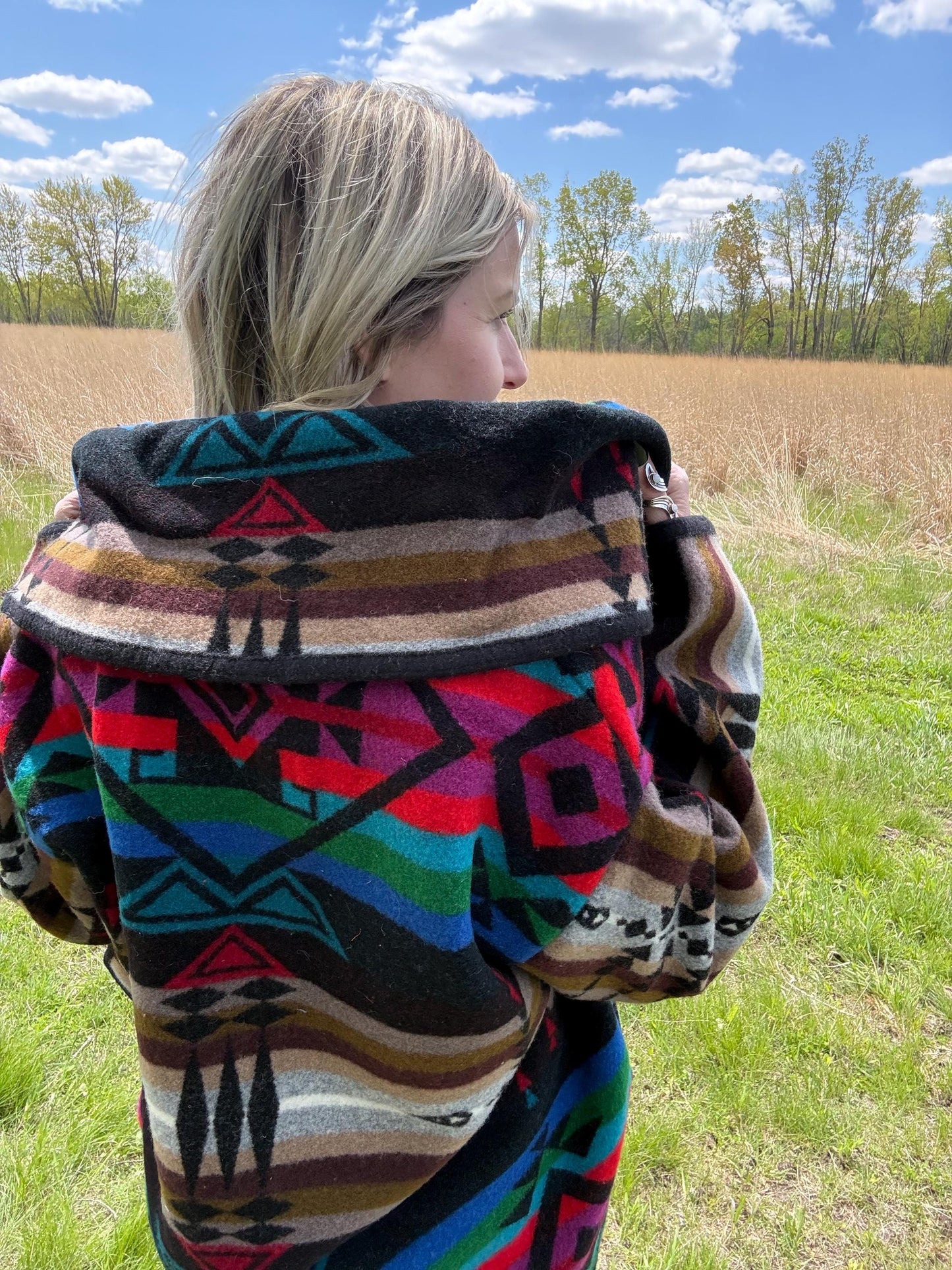 Mountain Wonders Cozy Wool Blanket Jacket