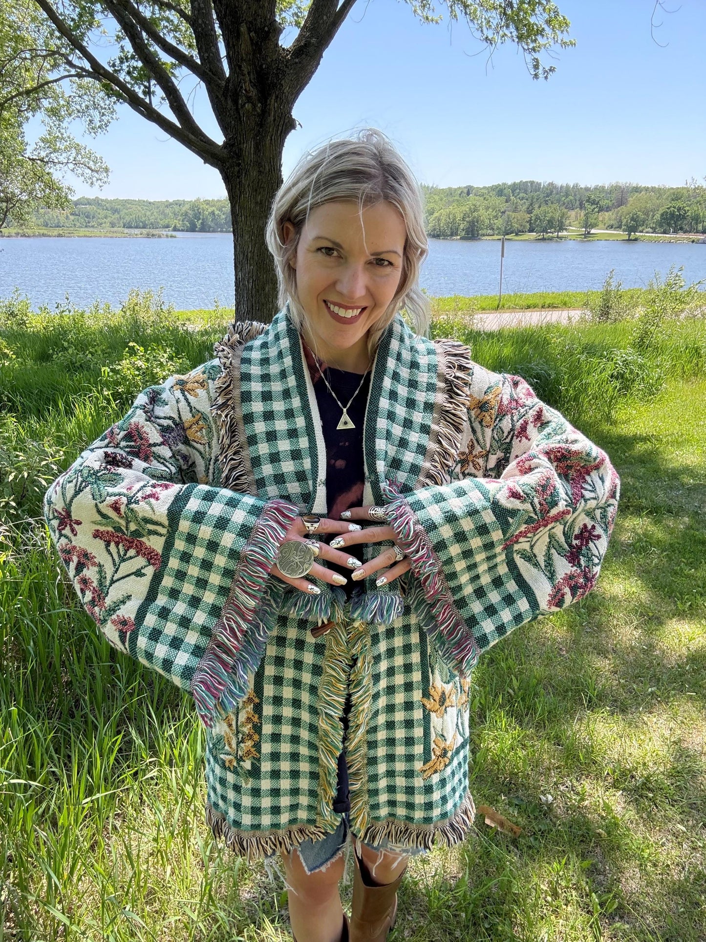 Wildflower Babe Cozy Blanket Coat