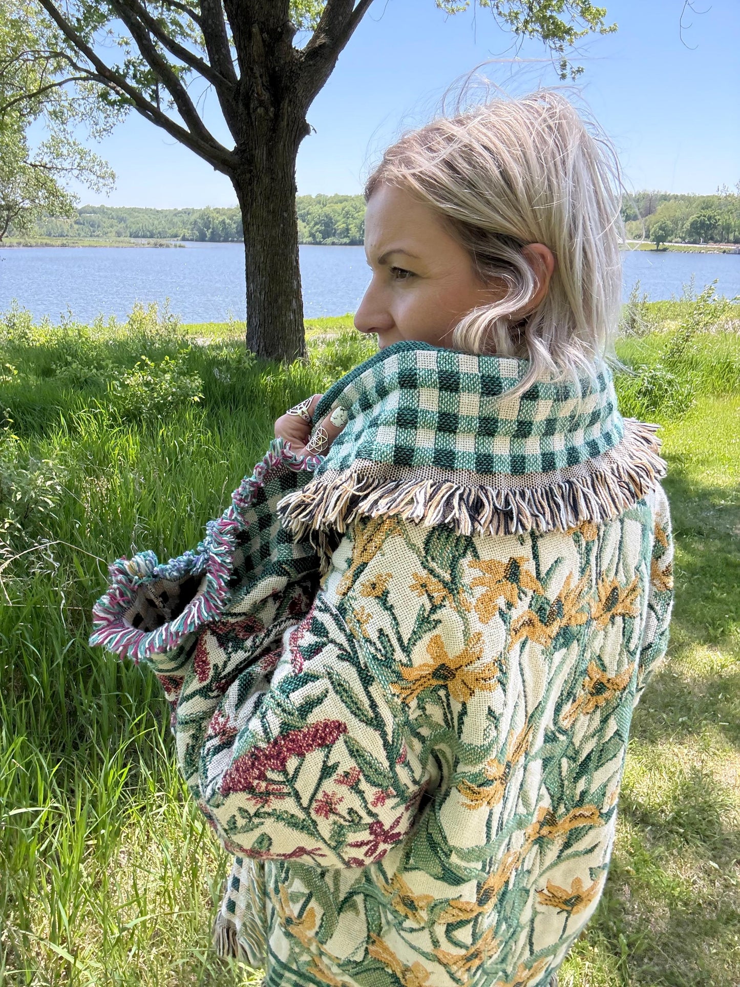 Wildflower Babe Cozy Blanket Coat