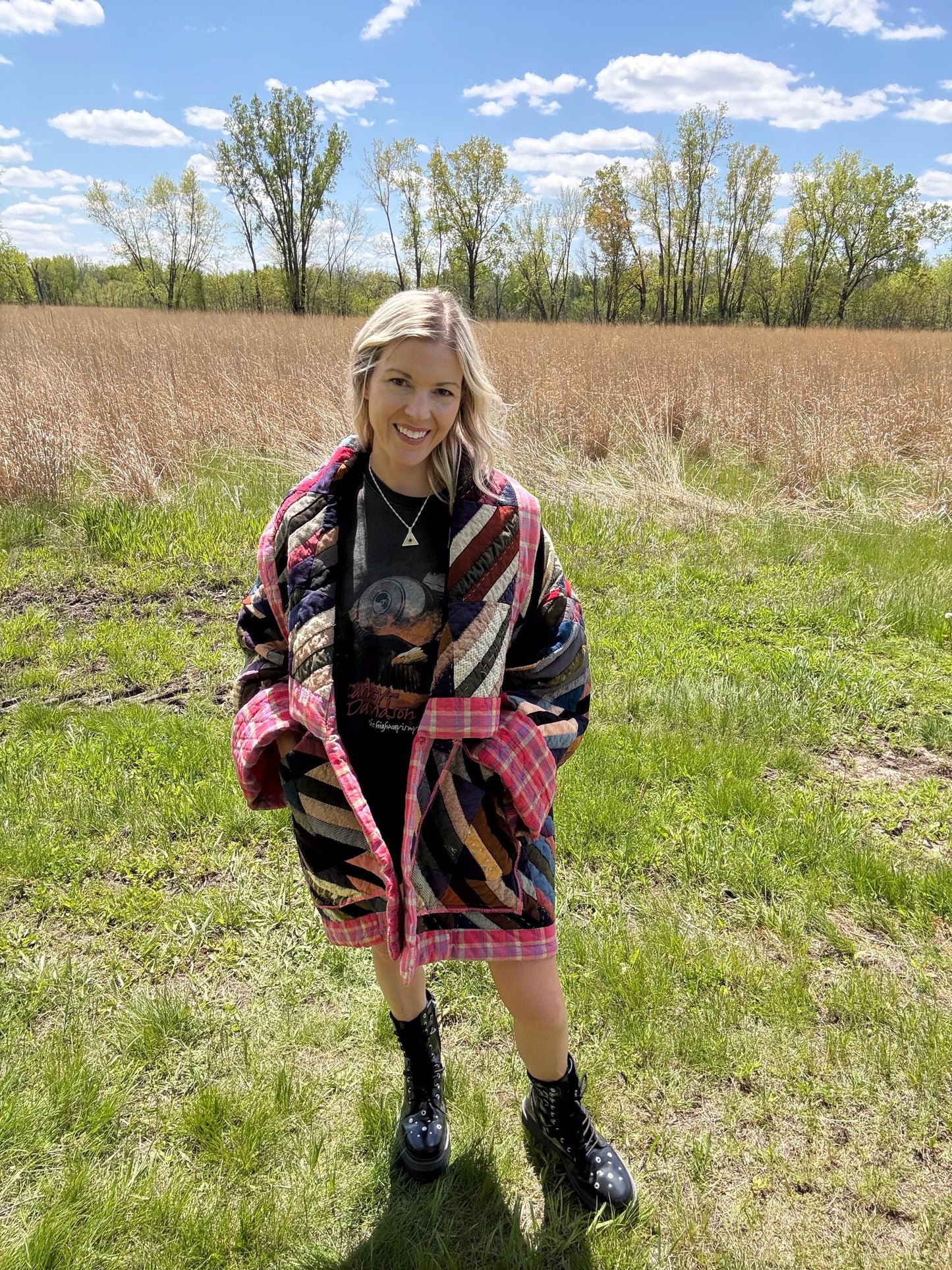 Old Soul Livin’ Tattered Distressed Upcycled Antique Quilt Jacket
