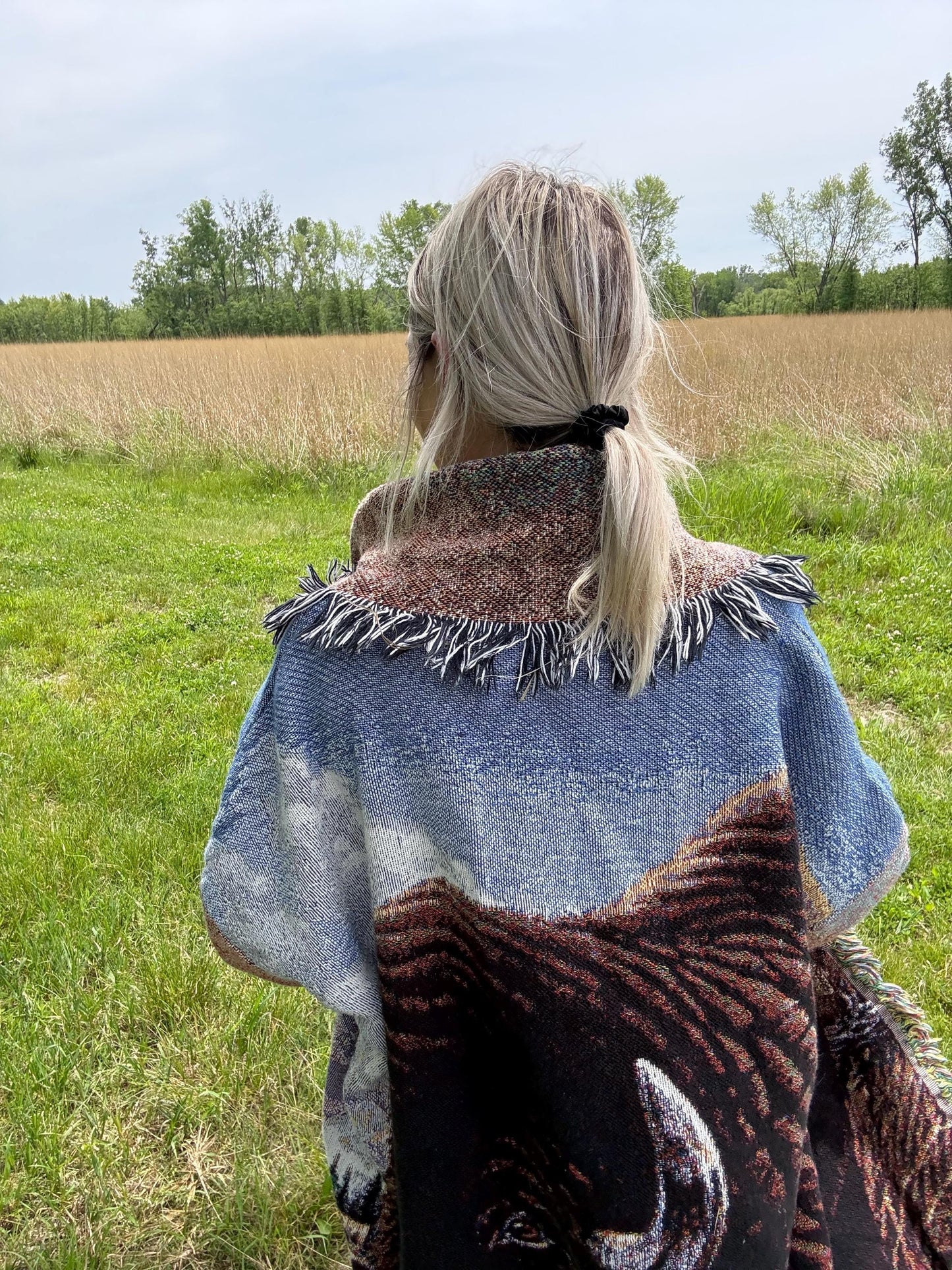 Bison Spirit Cozy Oversized Blanket Coat