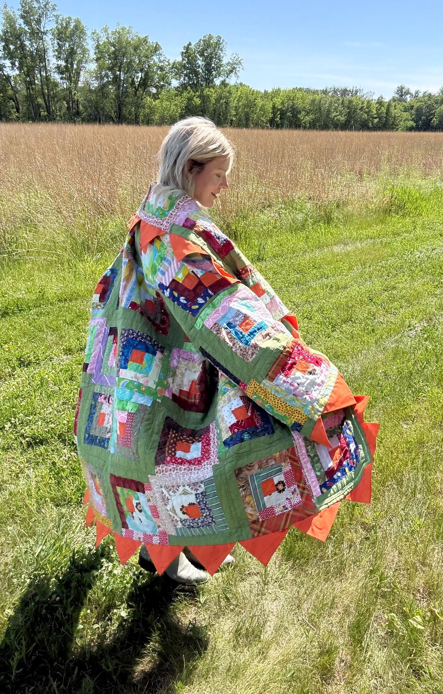 Hippie Soul Upcycled Antique Quilt Jacket