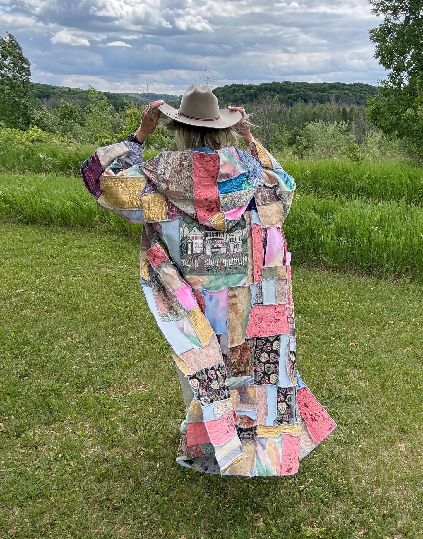 Home Is Where The Heart Is Mixed Media Collector Art Coat